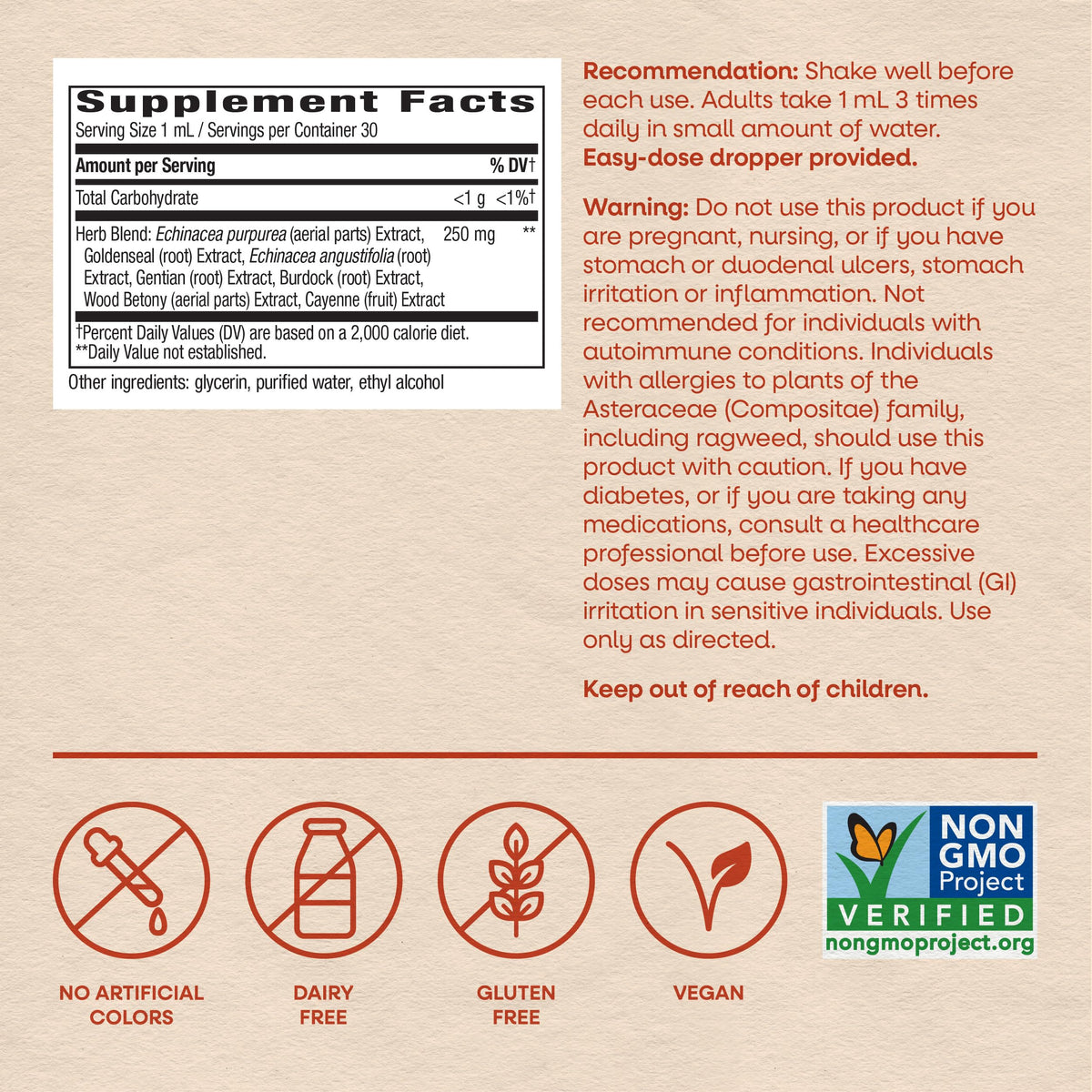 Nature's Way Echinacea-Goldenseal Drops Immune Support - 1 fl oz - image 7