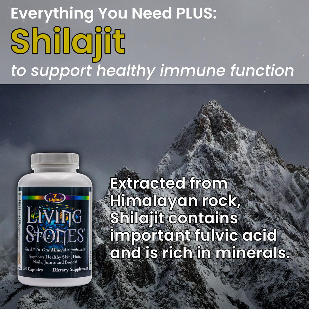 7 Lights Living Stones Complete Mineral Supplement - 180 Capsules - image 6