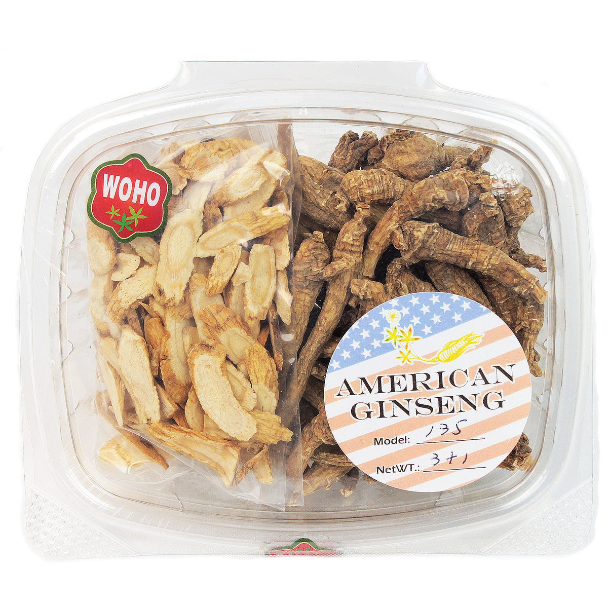 WOHO American Ginseng Short Small Root - 4 oz