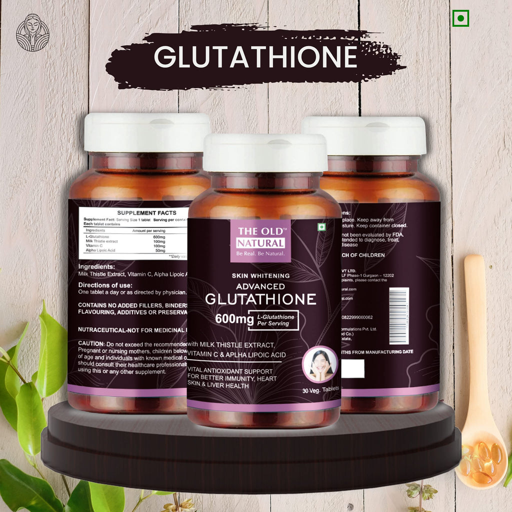 The Old Natural Glutathione 600mg Antioxidant Support - 60 Tablets - image 7