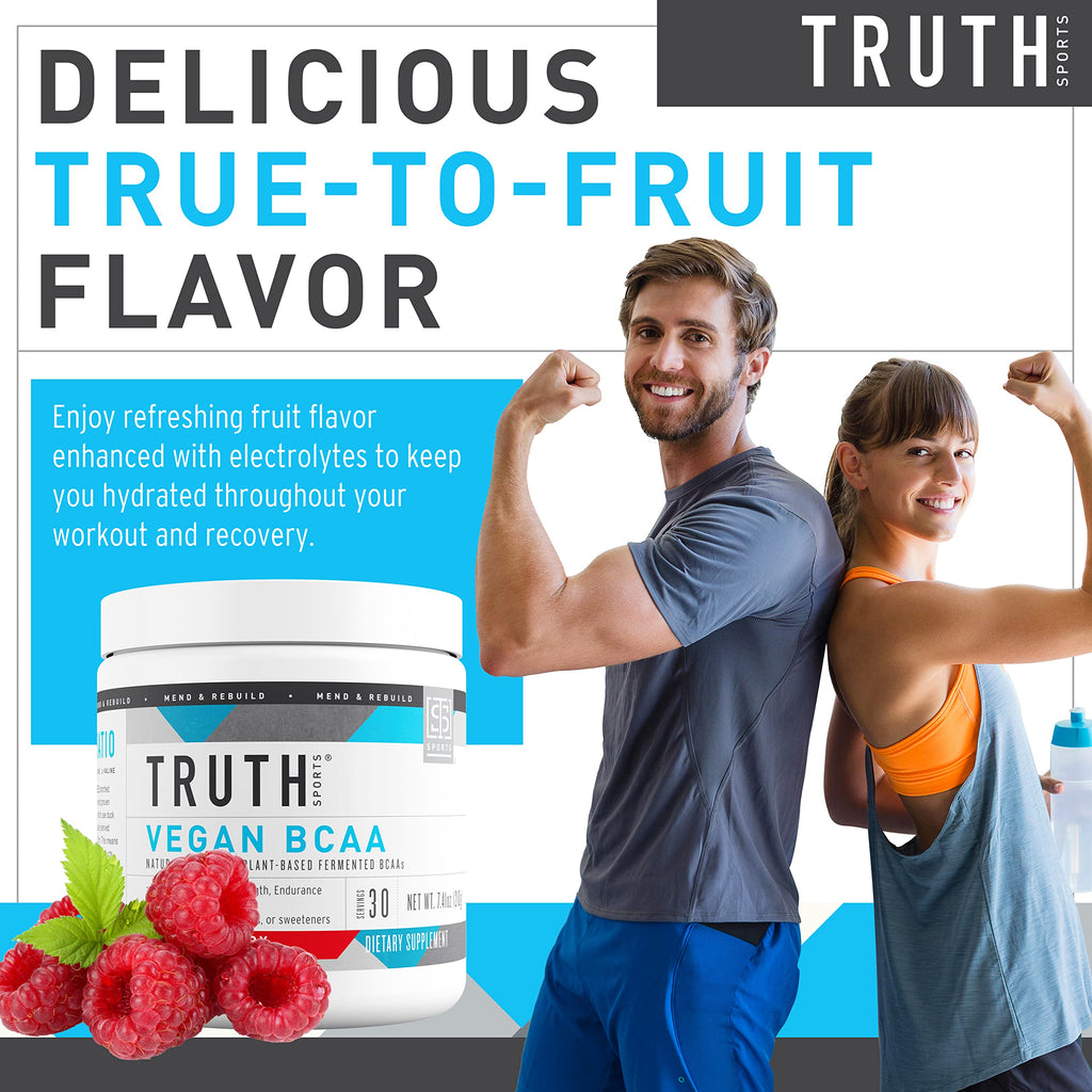 Truth Nutrition Vegan BCAA Powder 2:1:1 Ratio - 30 Servings - image 7