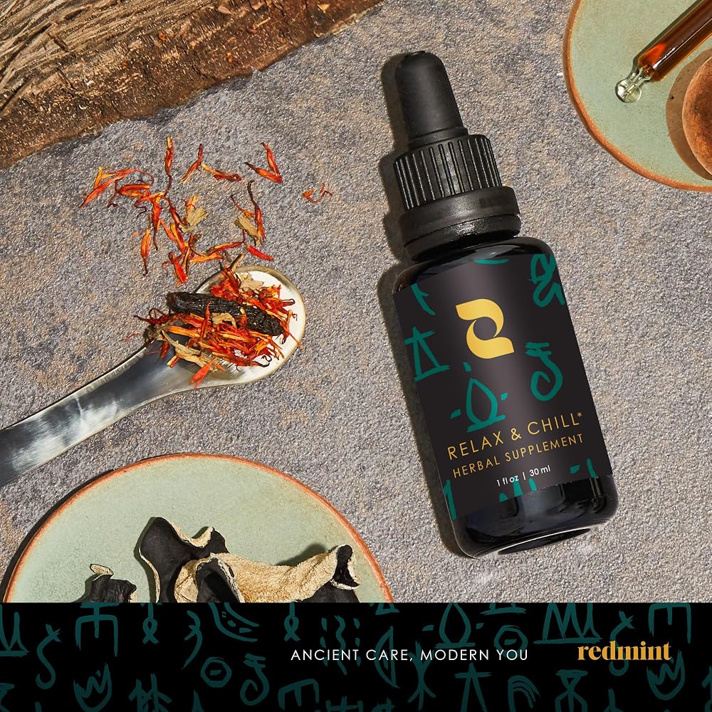 Redmint Relax & Chill Herbal Tincture for Mood Support - 1 Fl Oz - image 4