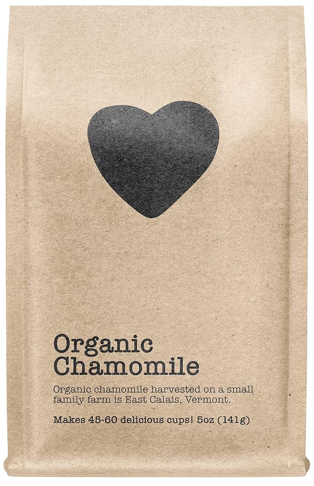 Harts of America Organic Chamomile, Eco-Conscious Zip Pouch, Caffeine