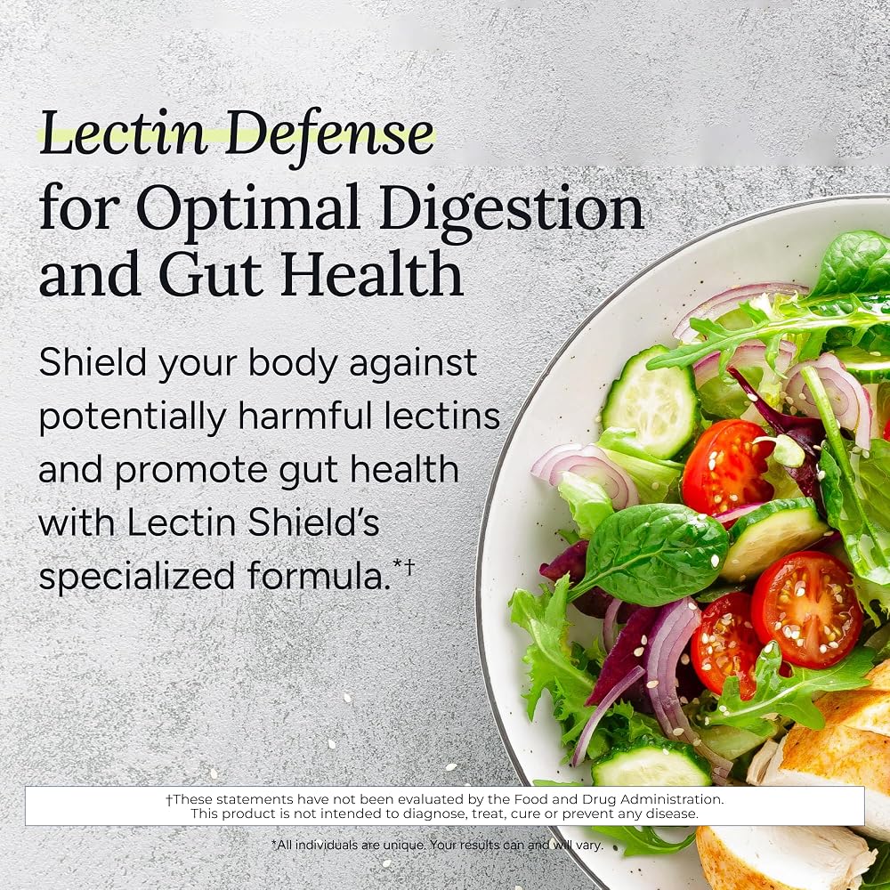 Gundry MD Lectin Shield Gut Health & Digestion Supplement - 120 Capsules - image 4
