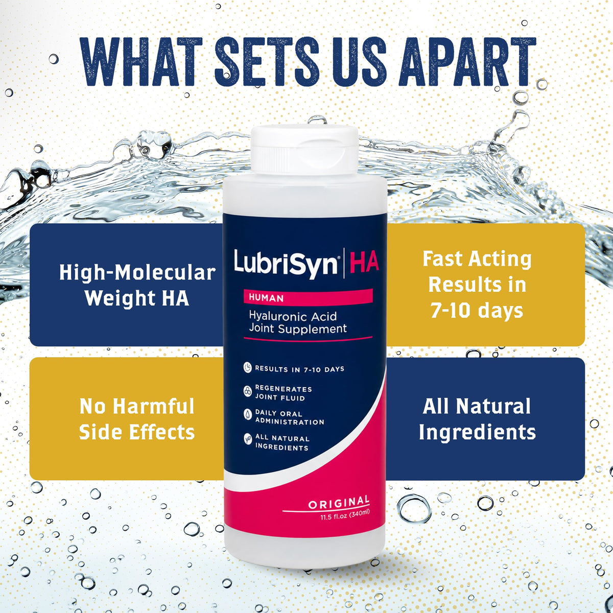 LubriSyn HA Joint Care for People Liquid Bottle