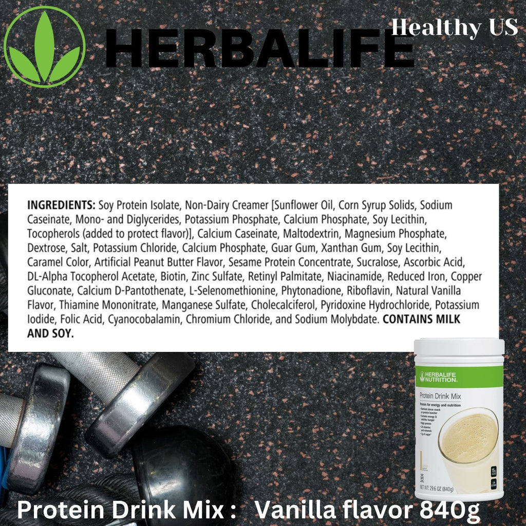Herbalife Protein Drink Mix Vanilla Flavor - 840g - image 4