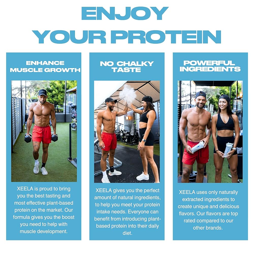 Xeela Plant Based Vegan Clean Protein Powder - Independently Tested