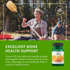Swanson Natural Vitamin K2 (Menaquinone-7 from Natto) 50 mcg 30 Sgels