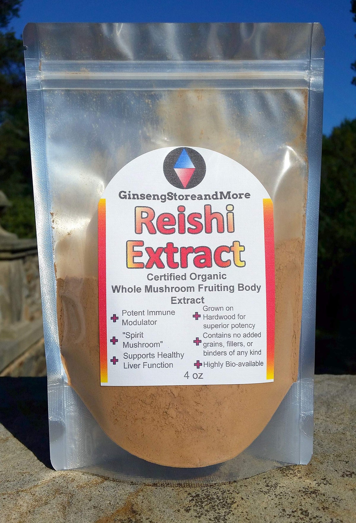GinsengStoreAndMore Organic Red Reishi Mushroom Extract Powder - 4 oz - image 3