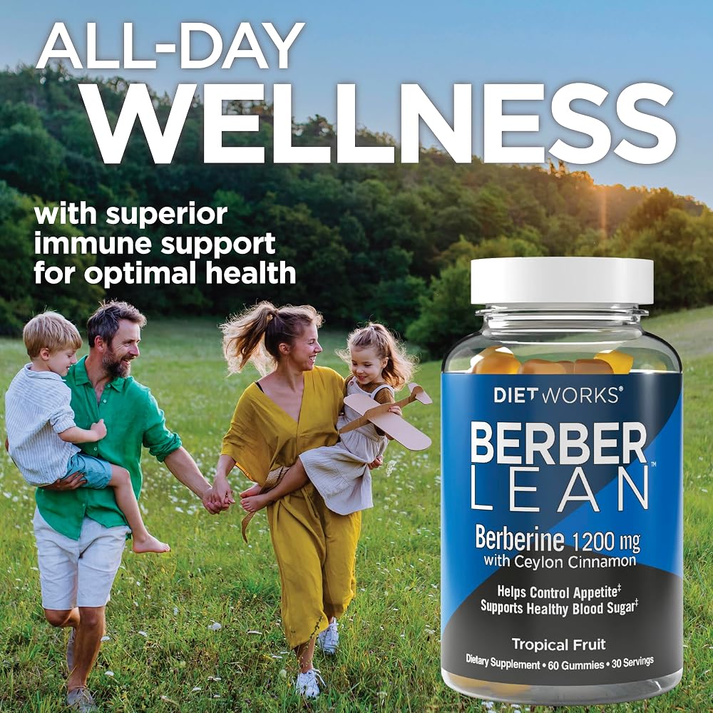 DietWorks BerberLean Gummies with Berberine & Ceylon Cinnamon - 60 Count - image 6