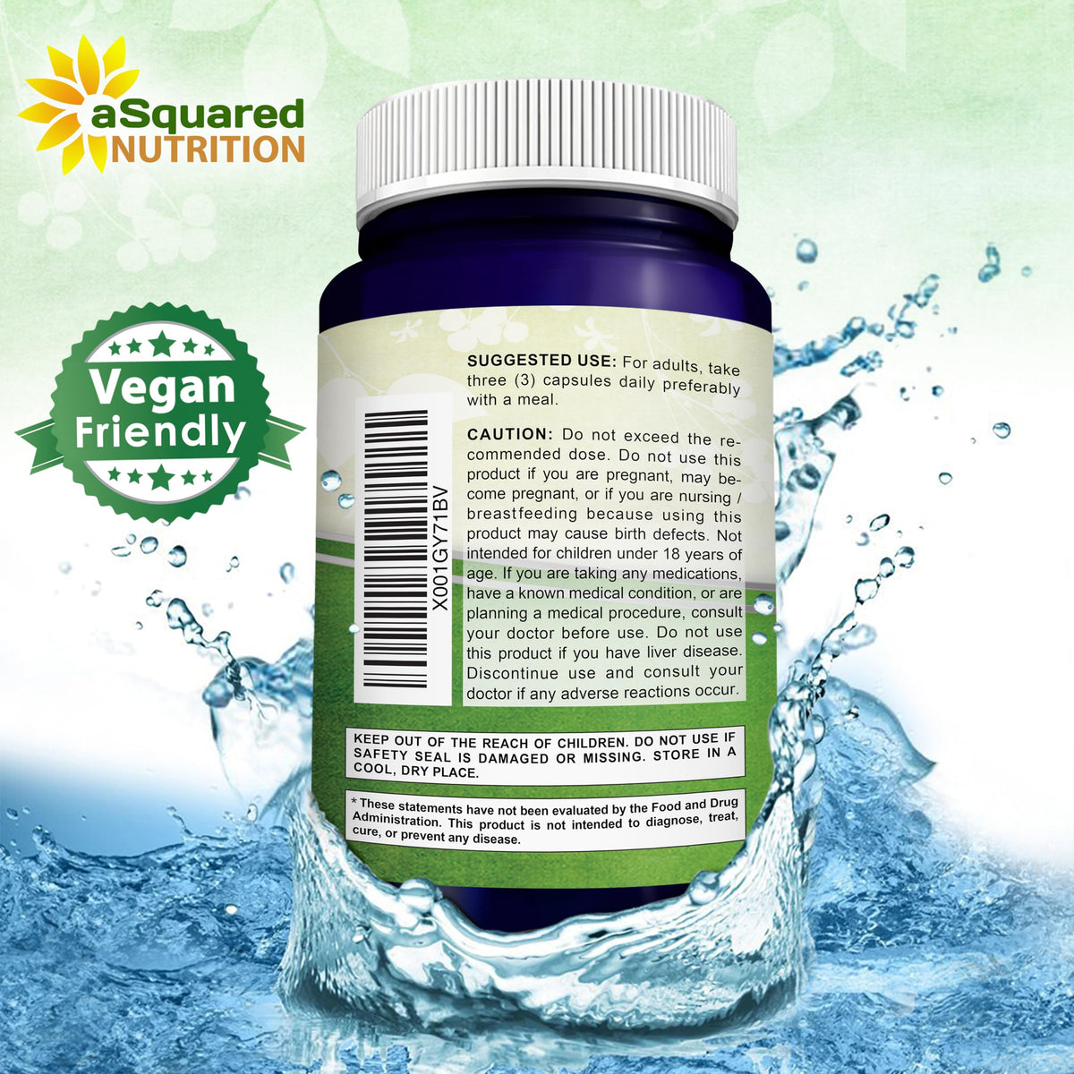 aSquared Nutrition Red Yeast Rice 1800mg - 180 Vegetarian Capsules - image 8