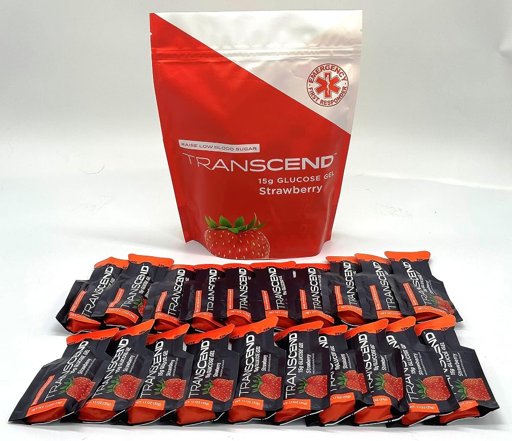 Vitonus Strawberry Flavored Glucose Gels - 20 Packets