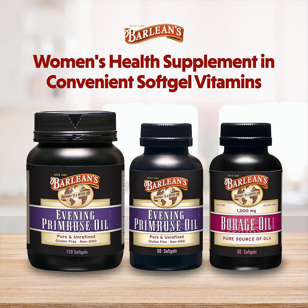 Barlean's Evening Primrose Oil Softgels with GLA - 60 Softgels - image 7