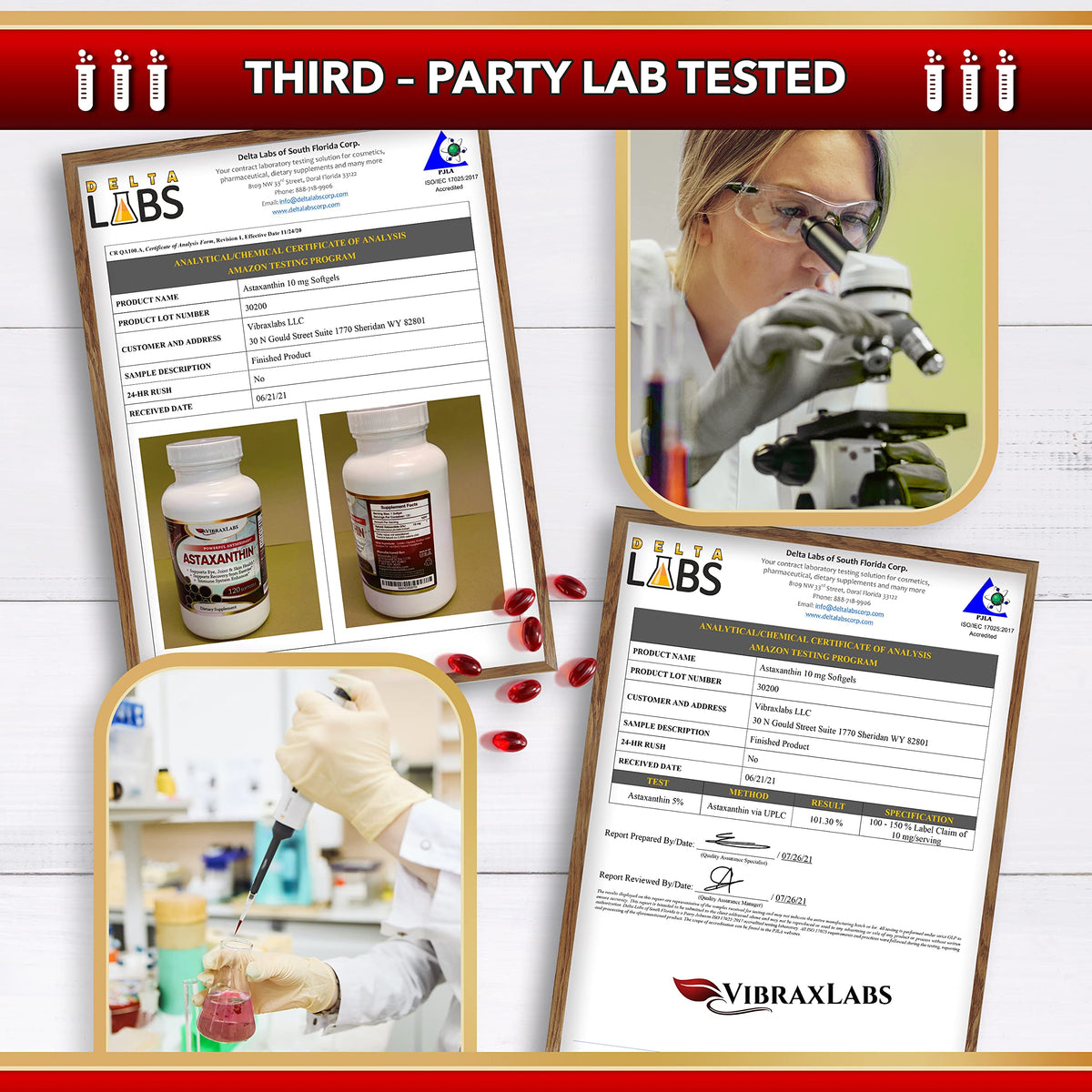 Vibraxlabs Astaxanthin 10mg Antioxidant - 120 Softgels - image 4