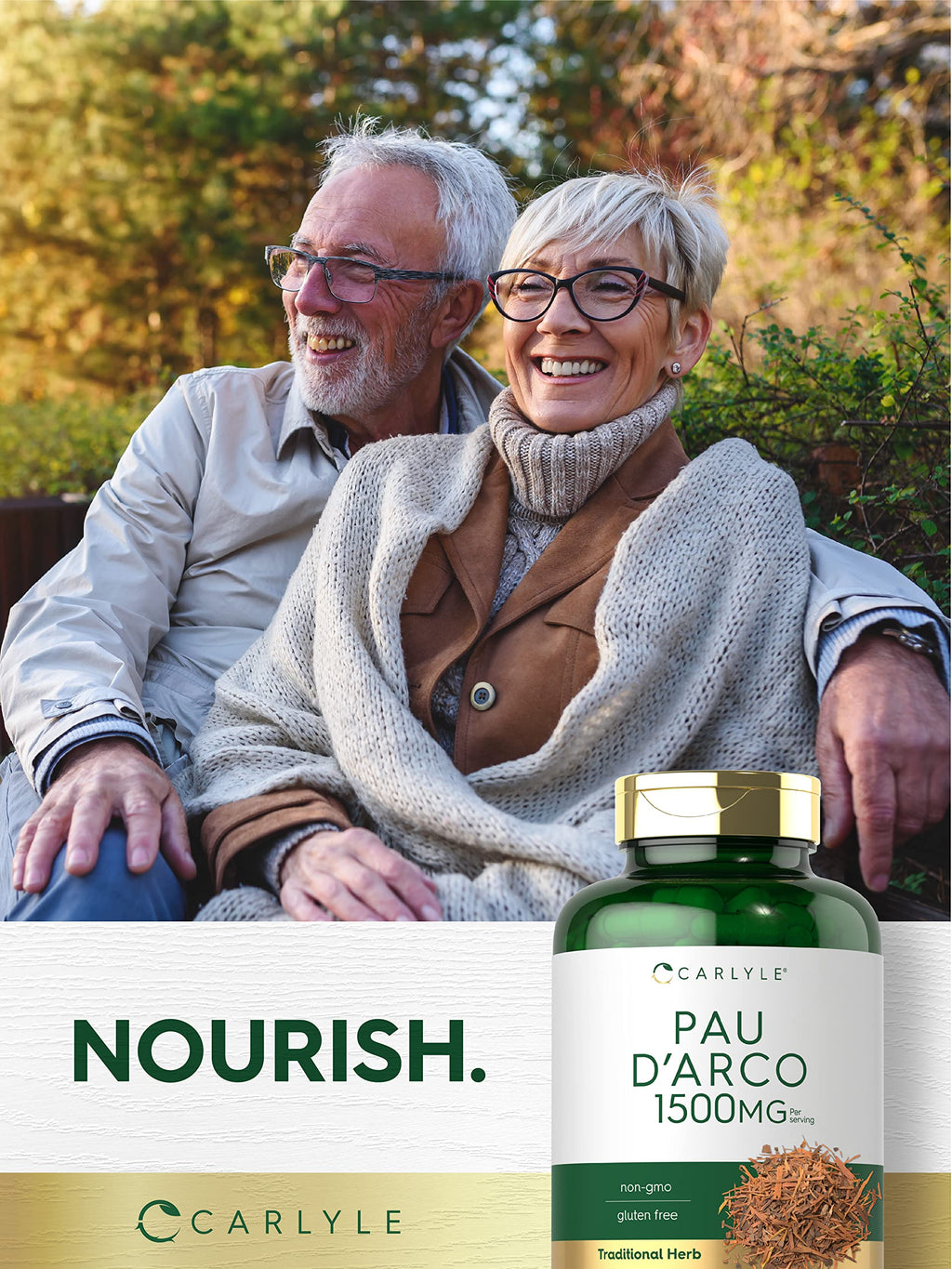 Carlyle Pau D'Arco 1500mg Herbal Supplement - 180 Capsules - image 6