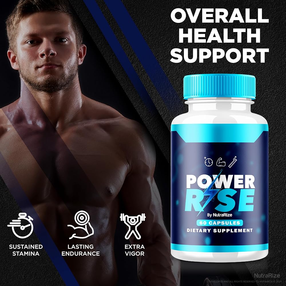 NutraRize Power Rise for Men All Natural Support - 60 Capsules - image 4