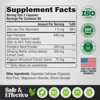 NUTRAHARMONY Saw Palmetto 640mg Prostate Support - 120 Capsules - image 8