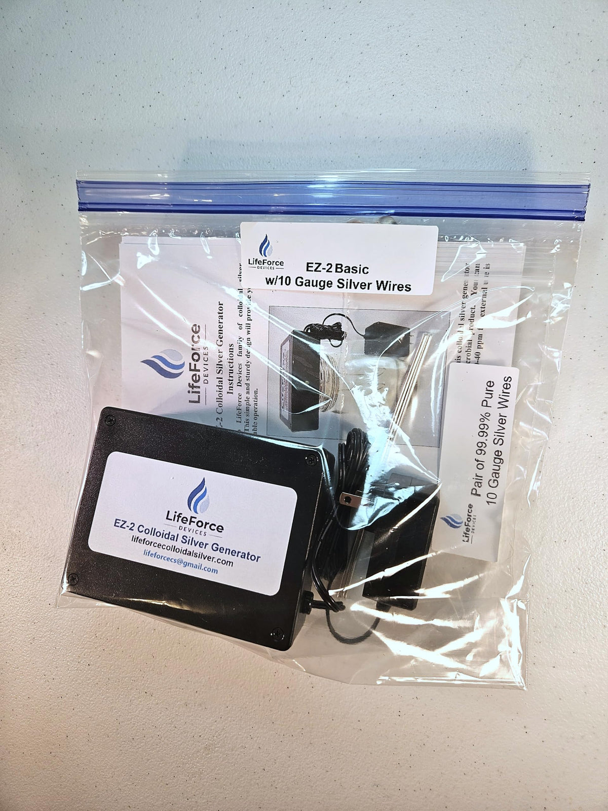 LifeForce Devices Compact EZ-2 Basic Silver Generator Packages