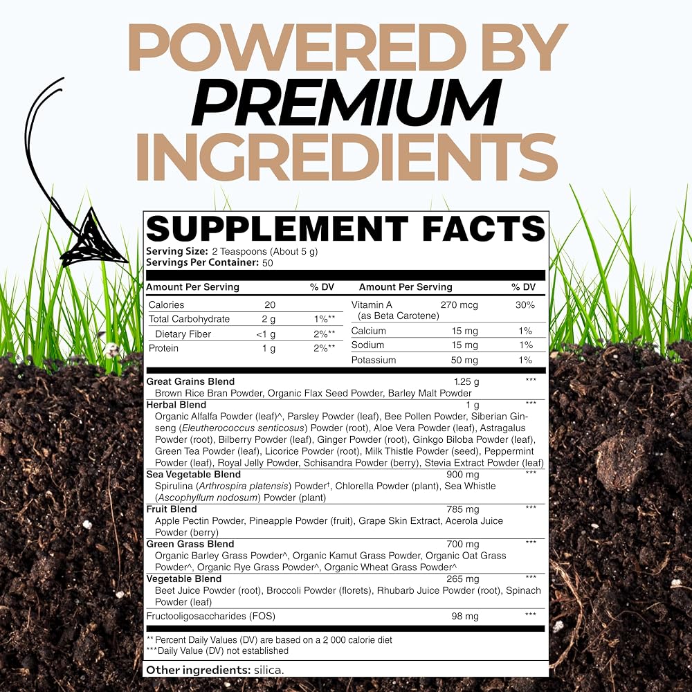 Get Green, Human Ultra Cleanse Greens Powder - 50 Servings - image 4