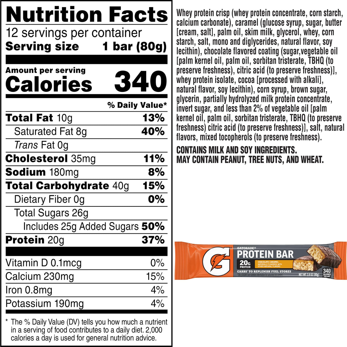 Gatorade Gatorade Recover Protein Bars