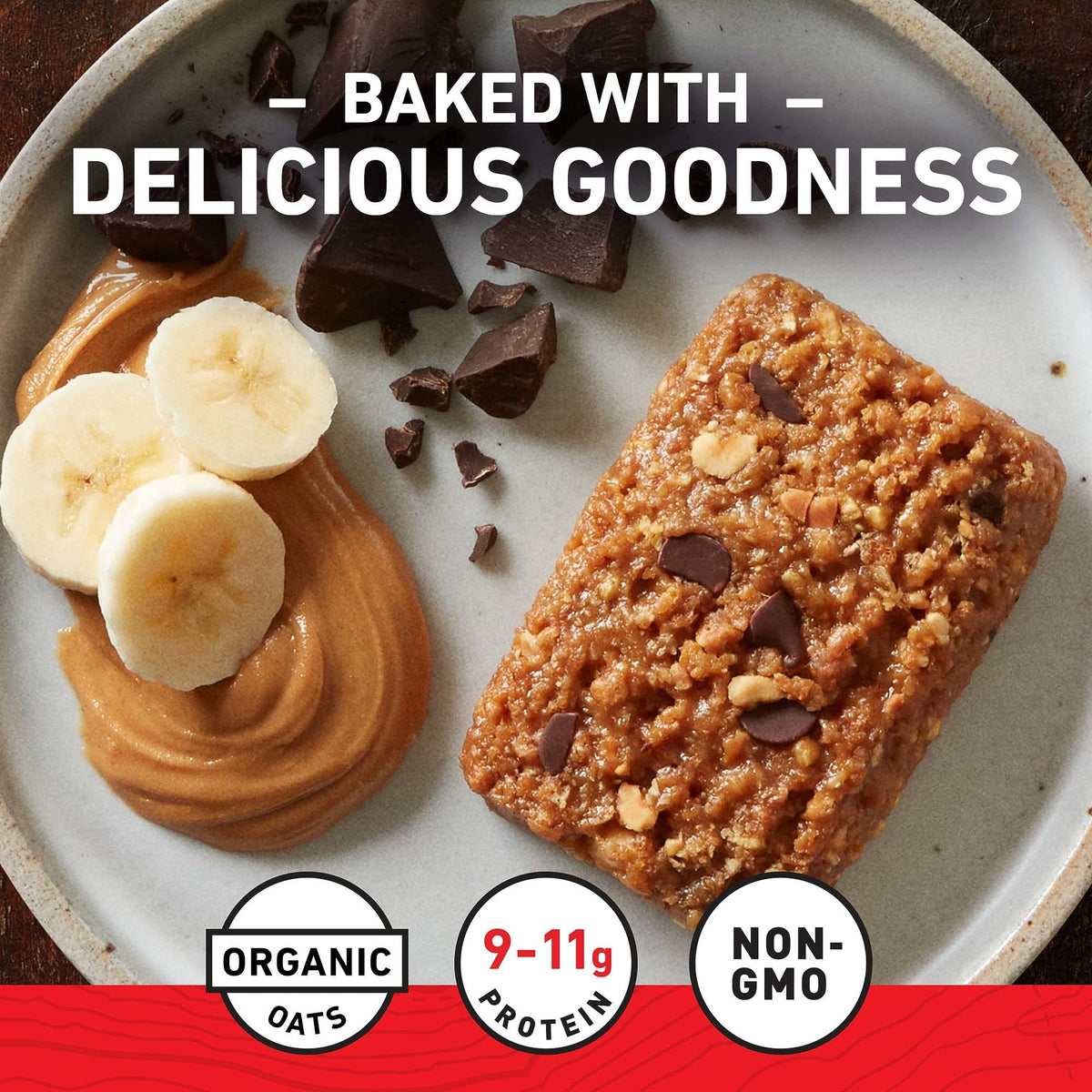 CLIF Bar Peanut Butter Banana Dark Chocolate Energy Bar - 12 Pack - image 2