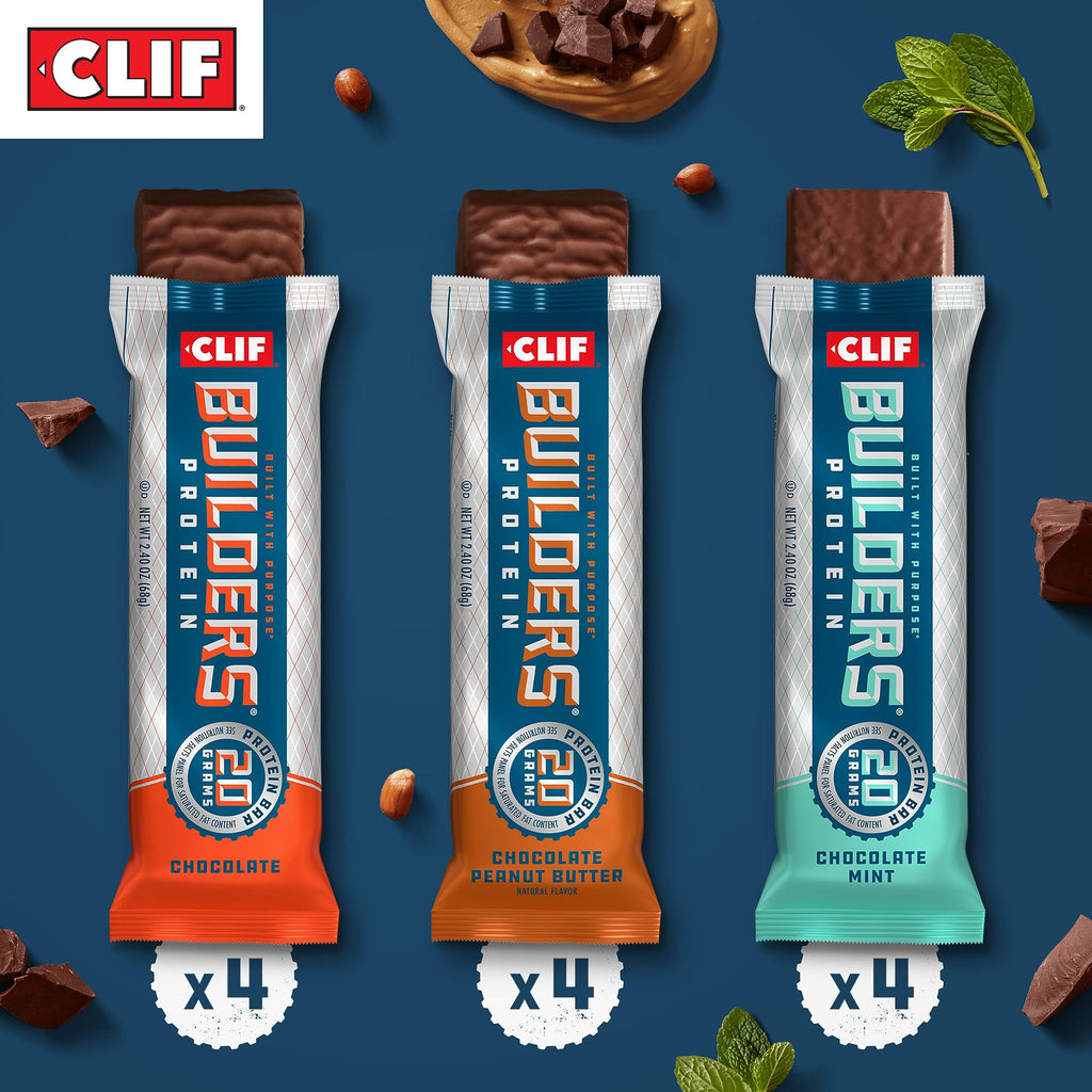 CLIF Builder's Plant Based Protein Bars Variety Pack - 12 Count - image 2