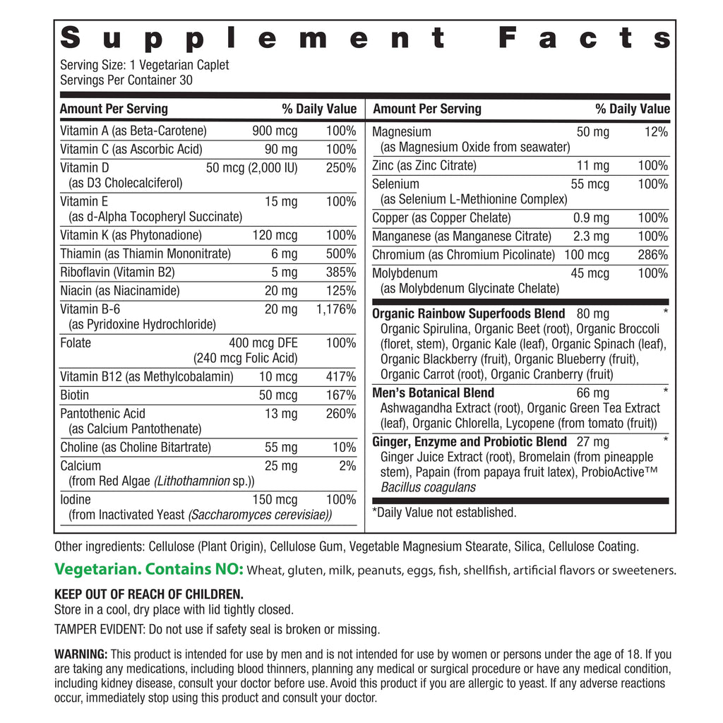 Rainbow Light Multivitamin for Men