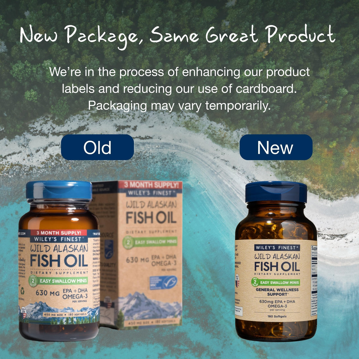 Wiley's Finest Wild Alaskan Easy Swallow Minis Omega-3 - 180 Softgels - image 7