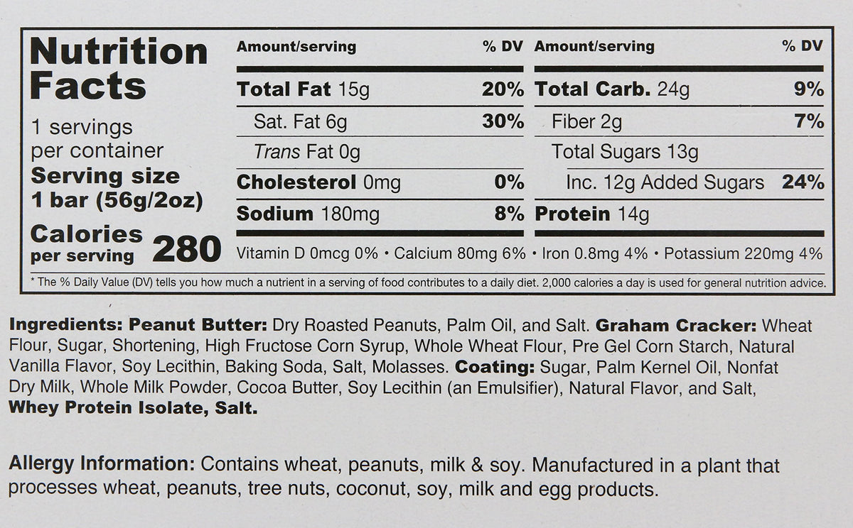 Muscle Foods Muscle Sandwich Peanut Butter Vanilla - 12 Bars - image 2