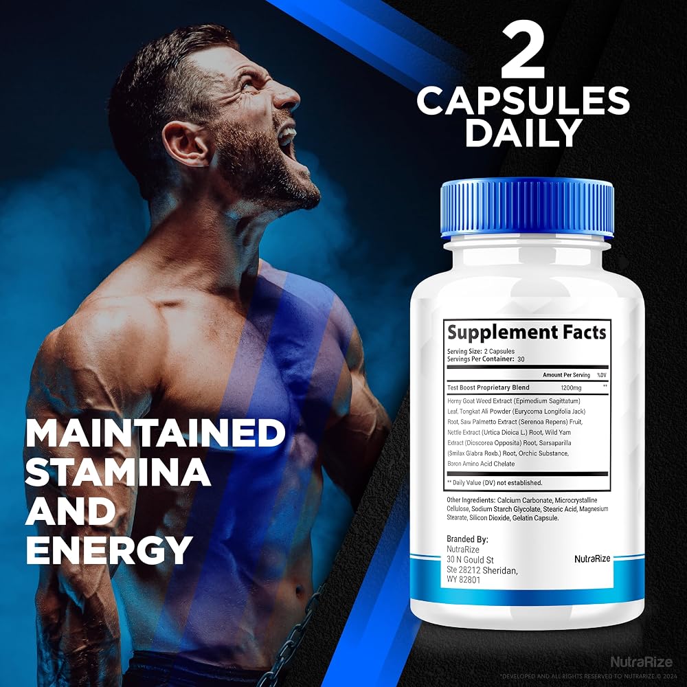 NutraRize BioEnhance Pills Male Supplement - 180 Capsules - image 5