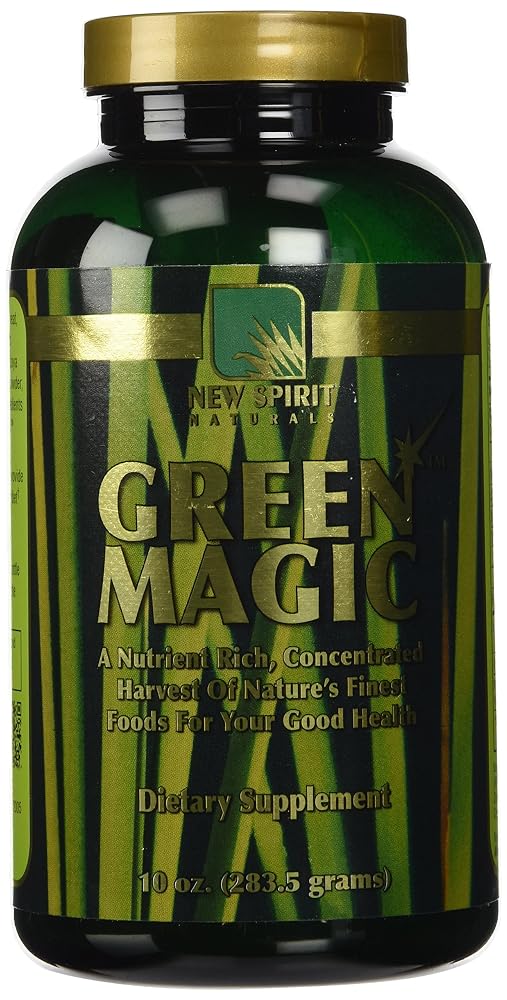 New Spirit Naturals Green Magic Powder Organic Superfood - 10 oz