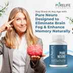 PureLife Organics Pure Neuro Brain Support - 60 Capsules - image 3