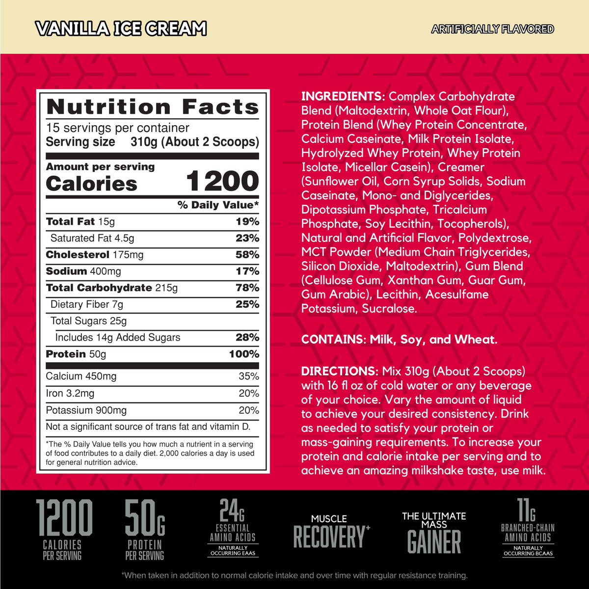 BSN True-Mass Weight Gainer