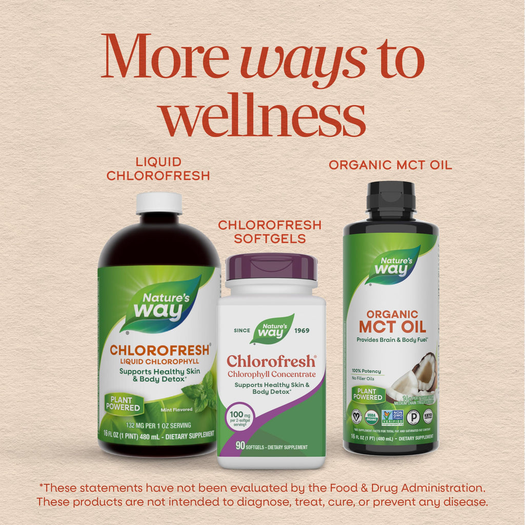 Nature's Way Chlorofresh Chlorophyll Concentrate - 90 Softgels - image 7