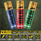 AMMO Pre Workout Berry Powder Extra Strength 300mg Caffeine - 12 Pack - image 7