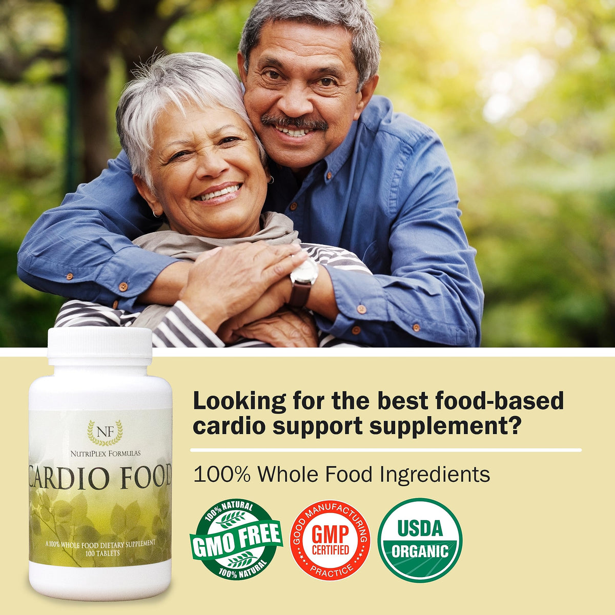 NutriPlex Formulas Cardio Food Supplement Heart Support - 100 Tablets - image 4