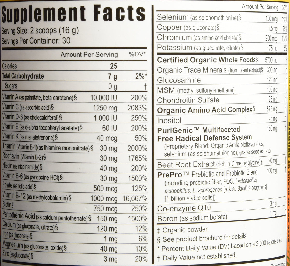 Youngevity Beyond Tangy Tangerine 2.0 Citrus Peach Infusion Canister