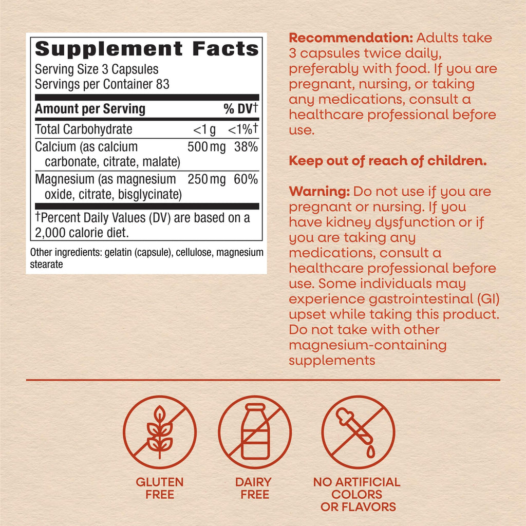 Nature's Way Calcium and Magnesium Mineral Complex