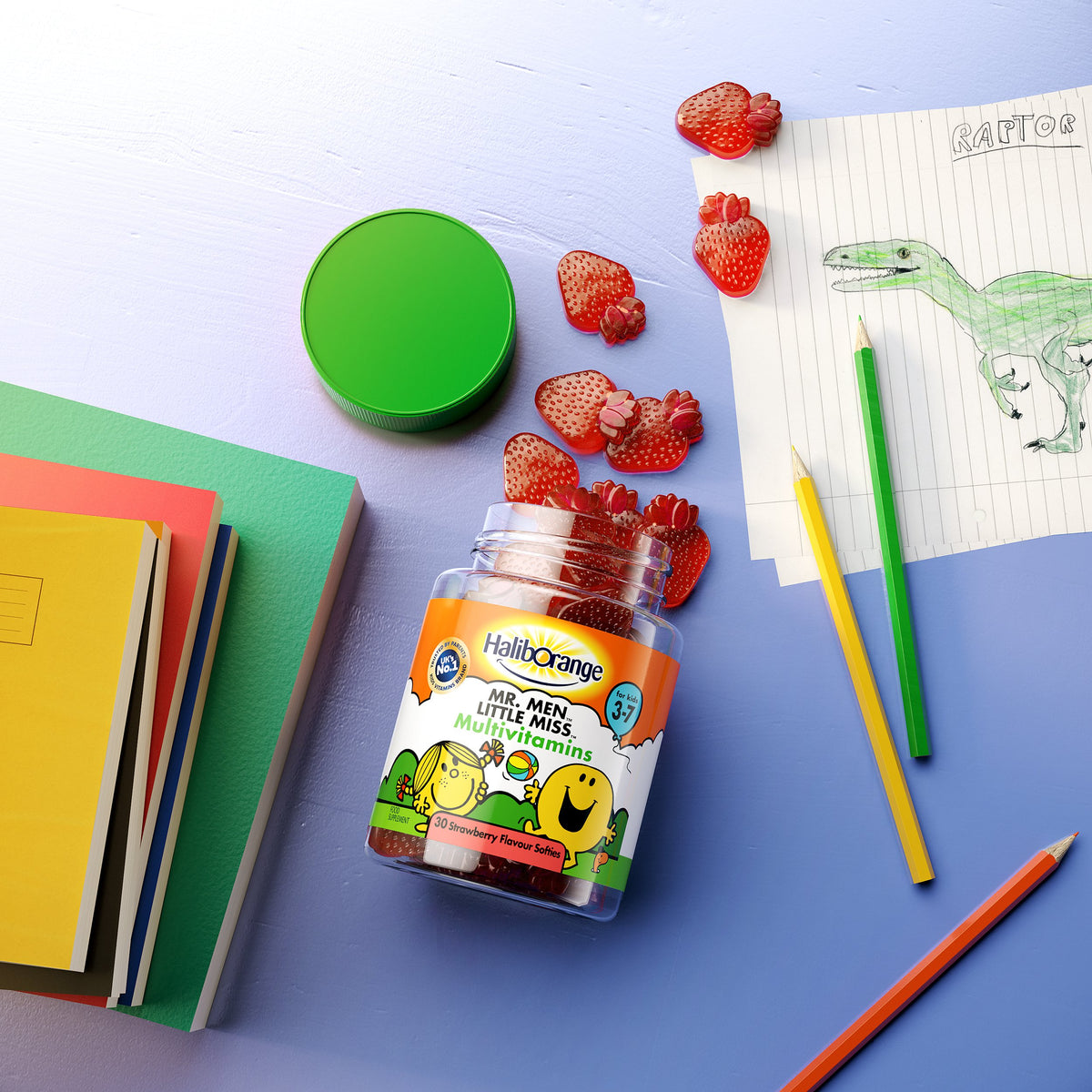 Haliborange Kids Mr. Men Little Miss Multivitamins Strawberry - 30 Softgels - image 3