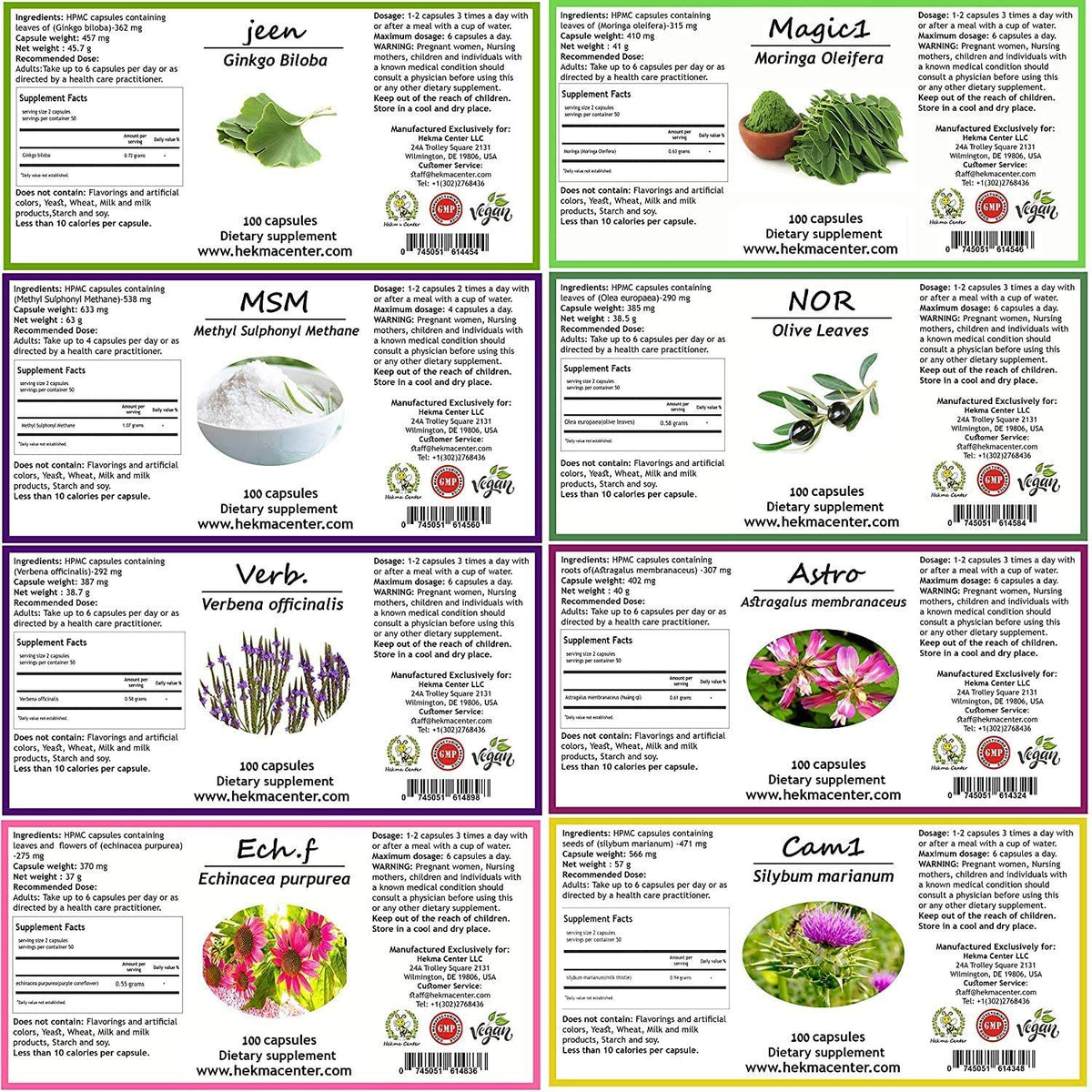 Hekma Center MS Supplement Package with 18 Herbs - 1 Count - image 2