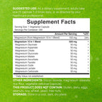 DEAL SUPPLEMENT Magnesium Complex 500 mg - 240 Vegetarian Capsules - image 2