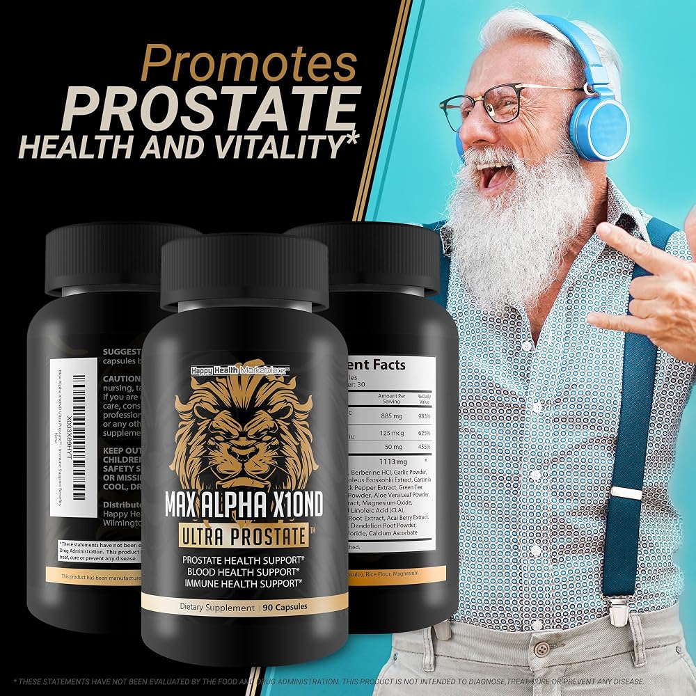 Happy Health Marketplace Max Alpha X10ND Ultra Prostate Support - Capsules - image 5