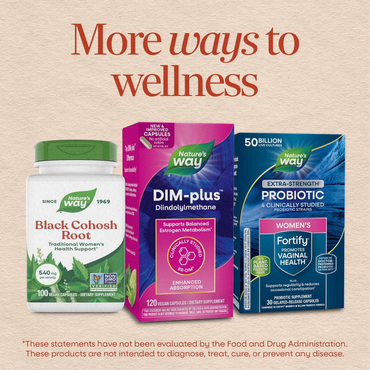 Nature's Way DIM-Plus BR-DIM 100 mg - 60 Capsules - image 8