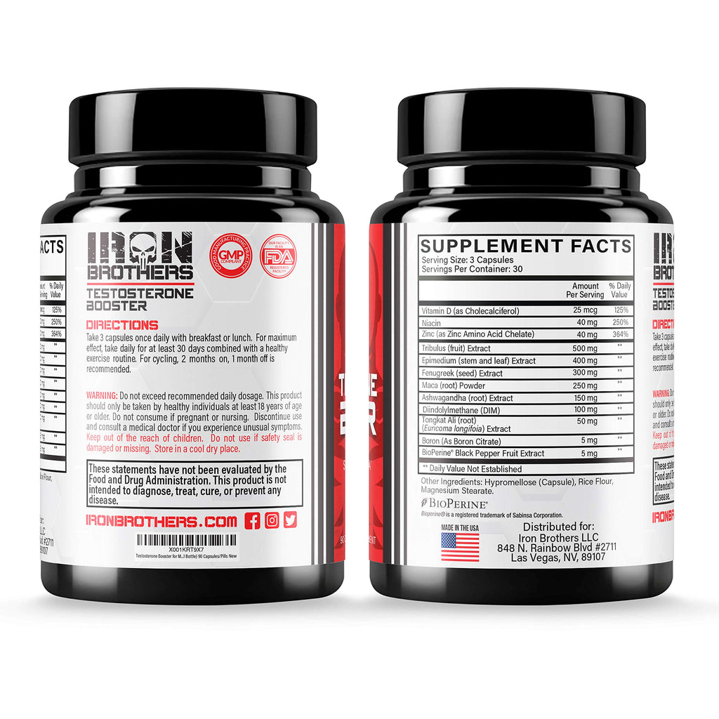 Iron Brothers Supplements Testosterone - Parent
