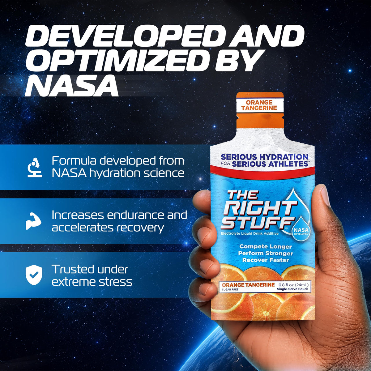 The Right Stuff electrolyte drink concentrate -10 Pouch Box