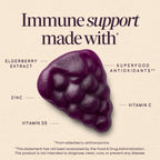 Nature's Way Sambucus Elderberry Gummies Immune Support - 60 Gummies - image 2