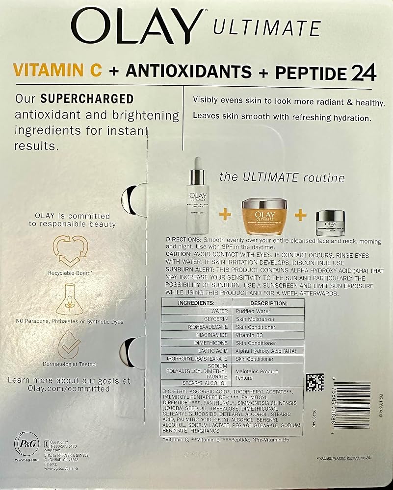 Olay Ultimate Vitamin C Antioxidants Peptide Twenty Four - 120 Capsules - image 2