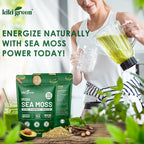 KIKI Green Irish Sea Moss Powder Immune Support - 8 Oz - image 7