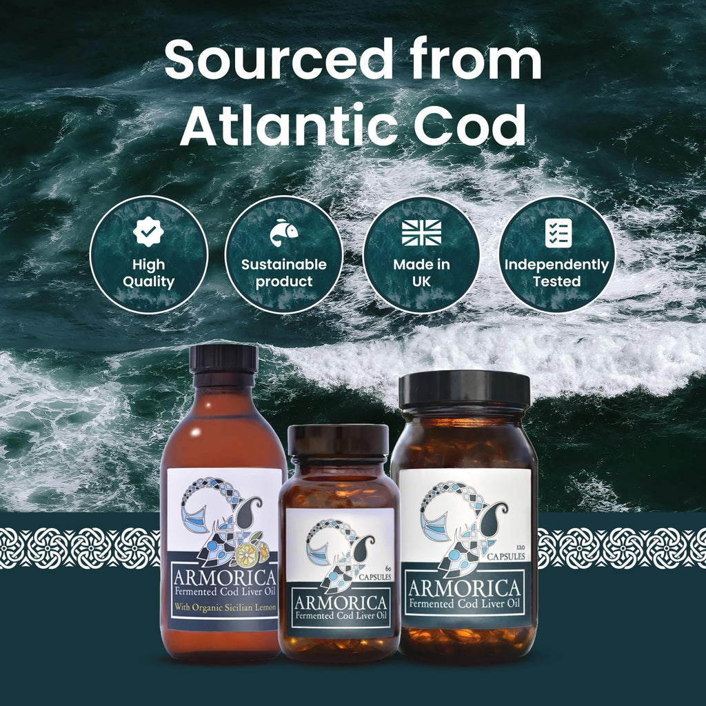 ARMORICA Fermented Cod Liver Oil - 120 Softgels - image 9