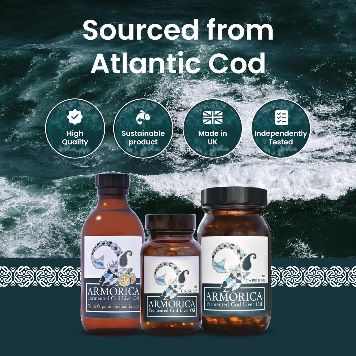 ARMORICA Fermented Cod Liver Oil - 120 Softgels - image 9